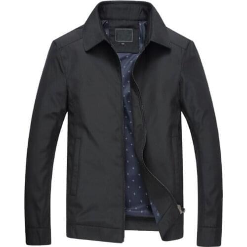 Spring Summer Jacket Men Pop Business Casual Windproof Windbreaker Lapel Zipper Jackets chaqueta hombre jaqueta masculino