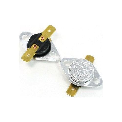 2 Pcs 105C 221F NC Normal Close Thermostat Temperature Thermal Switch