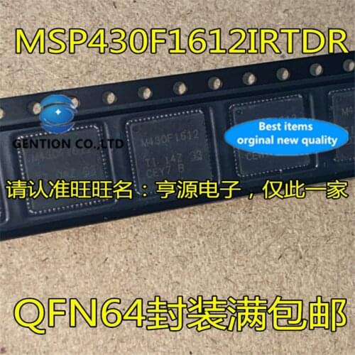 5Pcs MSP430F1612 MSP430F1612IRTDR M430F1612 QFN64 Microcontroller IC in stock 100% new and original