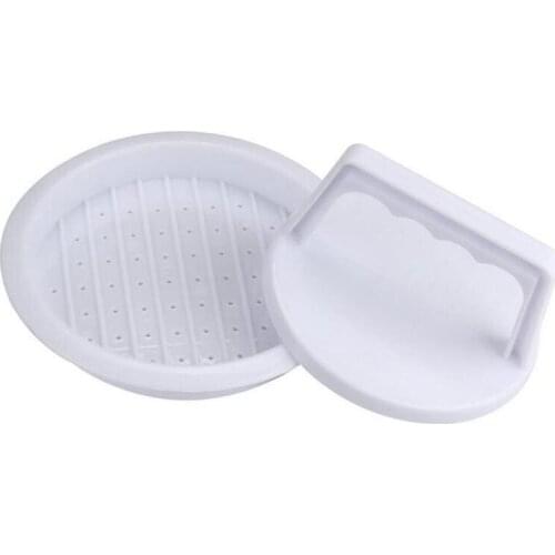 6 Pack Round Shape Hamburger Press Plastic Hamburger Meat Beef Grill Burger Press Patty Maker Mold Mould Kitchen
