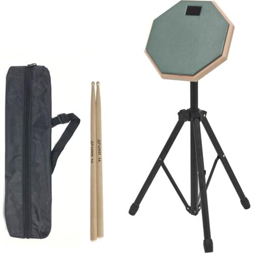 8in Rubber Wooden Dumb Drum Practice Training Drum Pad for Drums Exercise Percussion Instruments Drum Accessories