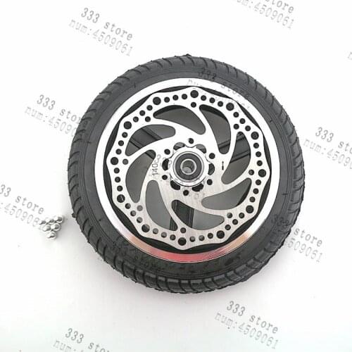 Free shipping 10x2 54-152 tire with Inner tube Disc brake 10 inch tyre hub fit electric scooter E-bike Refit Motorcycle parts