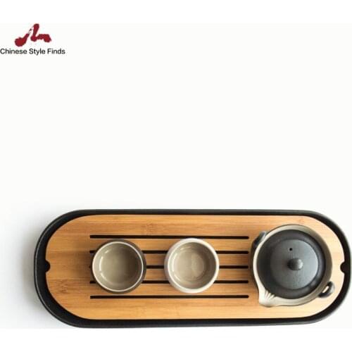 Tea Set Square And Rectangle Ceramic Tea Trays Bamboo Tea Board Kung Fu Tea Tray Table