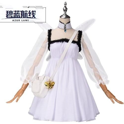 Game Azur Lane Illustrious Cosplay Costumes Women Girls Role Paly Dresses Bag Christmas Carnival Full Sets Uniforms Suits