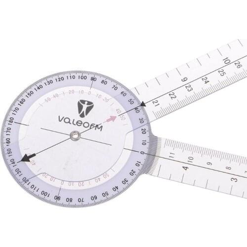 YYSD 8" Joint Ruler Calibrated Goniometer Round Tape Measure 360Degrees Measuring Tool