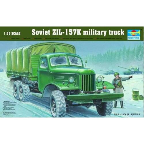 Trumpeter 1/35 scale model 01003 ZIL-157K 6X6 off-road truck