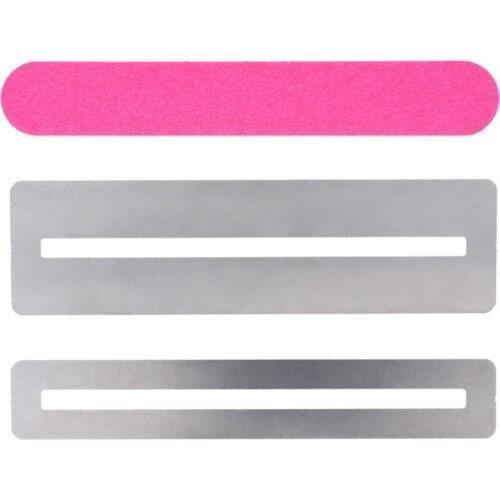 Guitar Fret Repairing Tool Set Stainless Steel Fretboard Guard Protector & Fretwire File Sanding Cleaning Polish Luthier Tool