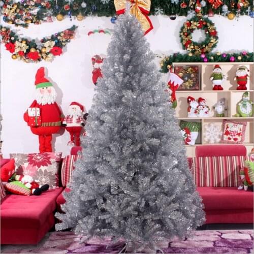 New Year Christmas 3.0 m / 300CM large high-grade encryption Christmas tree silver Christmas tree decoration and gifts