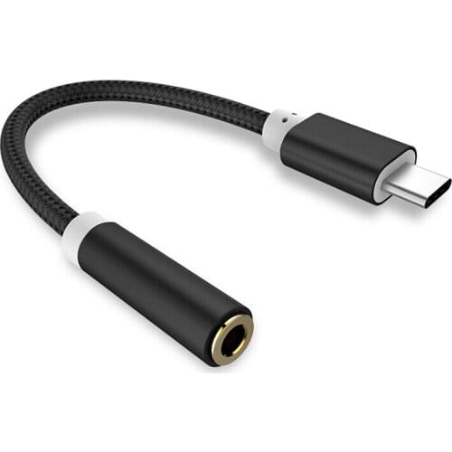 USB To Type C Adapter 3.5mm Audio Jack Adapter For Wired Headphones Connect Cellphones Type C Support For Samsung Huawei Xiaomi