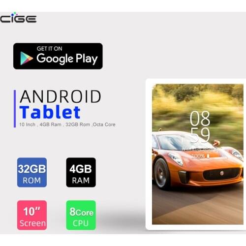 10 Inch IPS Screen Android 9.0 Octa-core Tablet PC 4GB 32GB Dual SIM Card Slots 4G Phone Call With GPS FM Gaming Keyboard
