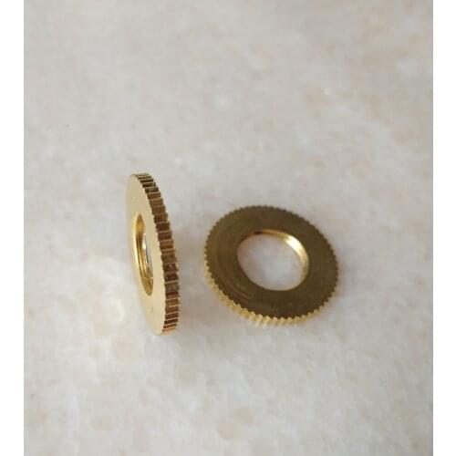 OD18*T1.5mm Gold plated M10 Brass seriated ring gasket flat washer gasket Seal washer, Brass washers lighting accessories