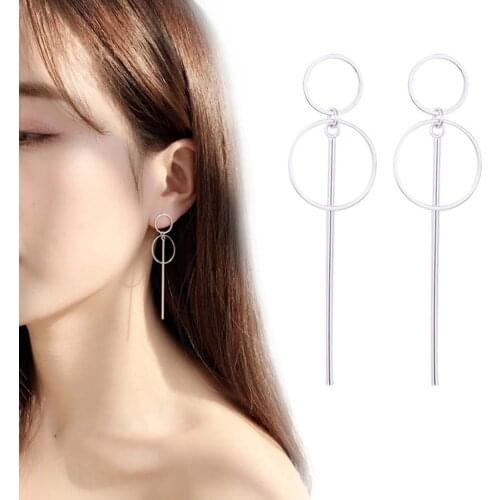 Pendientes Mujer Moda 2020 Fashion Jewelry Long Korean Earrings Boucle d'oreille Femme Brincos BTS Earrings For Women