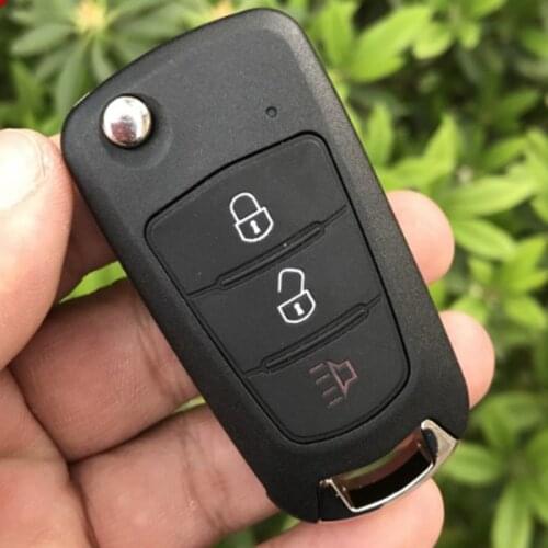 DAKATU 3 Buttons Replacement Flip Folding Remote Key Case Shell For Great Wall Haval H5 Keyless Entry Fob Key Cove