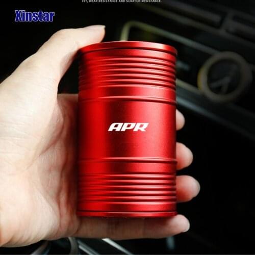 Aluminu Alloy APR Car Ashtray Sticker For Volkswagen golf6 passat B5 B6 B7 Golf MK4 MK6 MK7 CC R20 R32 R36 TDI Polo