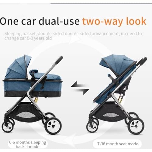 USA free ship! baby stroller can sit reclining light portable folding high landscape two-way shock-absorbing baby stroller