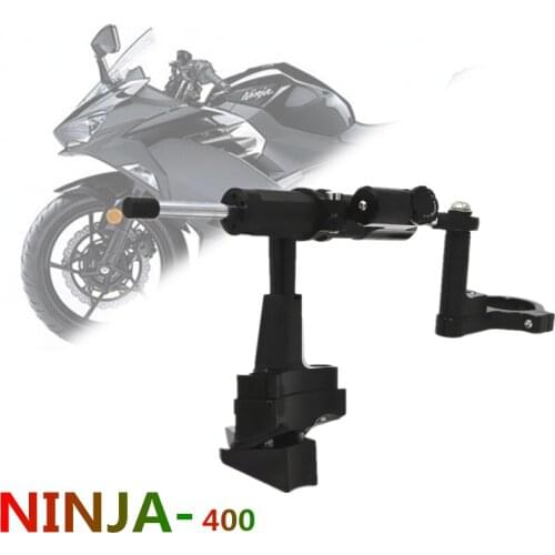 KAWASAKI NINJA400 Steering Damper Stabilizer Mounting Bracket Kit for Kawasaki Ninja400 2018 2019 2020 Handlebar Safety Control
