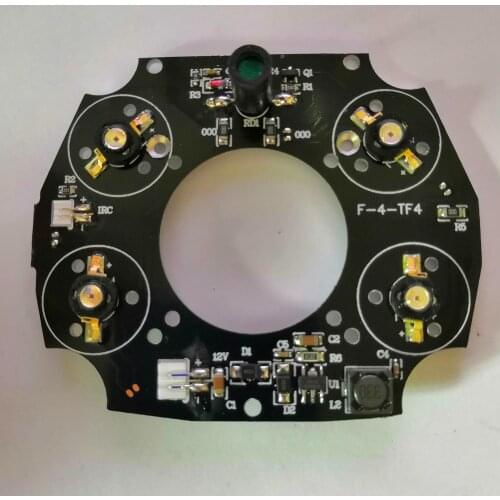 Array IR LED Light Board CCTV Security Camera IR LED Plate Surveillance Accessory Infrared Module Viewing range 60-90m