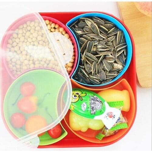 1PC Square Family Fruit plastic plates Dessert Dish Snack Dish Simple Party Home Maintenance Tray Plate Wholesale OK 0126