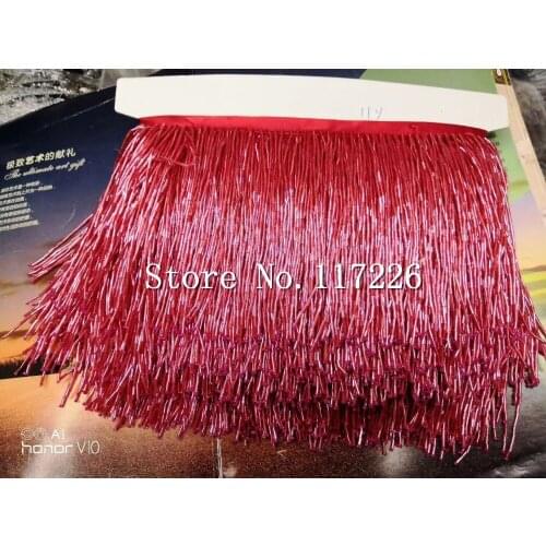 High quality top selling beaded Fringe Ribbon Trim Fringe Tassel Lace Trim for Clothing Decoration