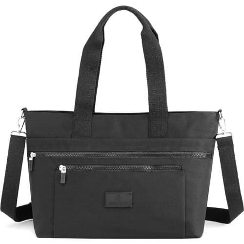 Women Nylon Shoulder Bag Waterproof Elegant Daily Shopping Handbag Female Cloth Travel Casual Crossbody Bags Ladies Tote