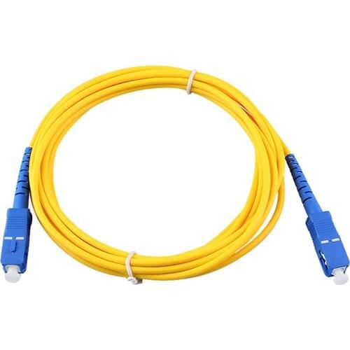 10 PCS/Lot 10M SC/upc to SC/upc Fiber Patch Cord Jumper Cable2.0mm or3.0mmSM Simplex Single Mode Optic for Network free shipping