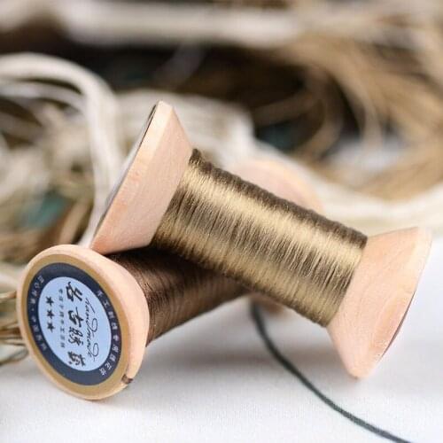 20 meters hand embroidery embroidery silk thread per thread silk hand embroidery thread blue brown