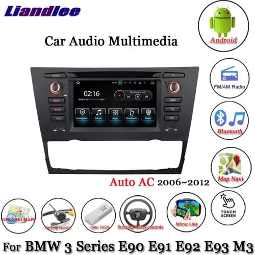 For BMW 3 Series M3 E90 E91 E92 E93 2006-2012 Android 10.0 Player Multimedia System Carplay Androidauto GPS Navigation HD Screen