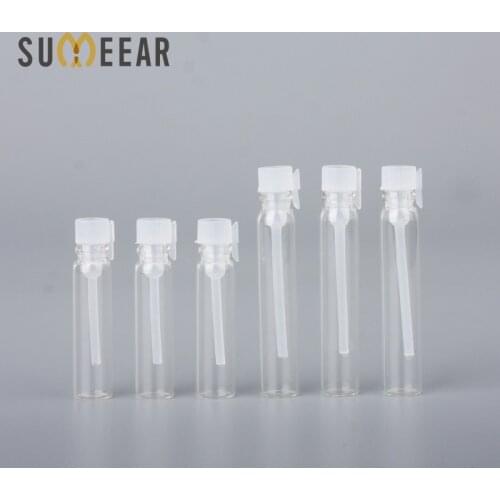 Wholesale 1ml 2ml Dropper Bottle Mimi Empty Essential Oils Perfume Bottles Portable Essential Oils Trial Pack Tube for Sample