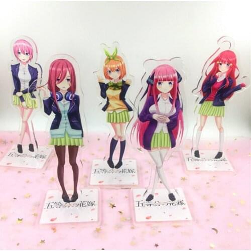Anime The Quintessential Quintuplets Acrylic Stand Model Go-Toubun no Hanayome Nakano Action Figure toy 15cm double-side gift