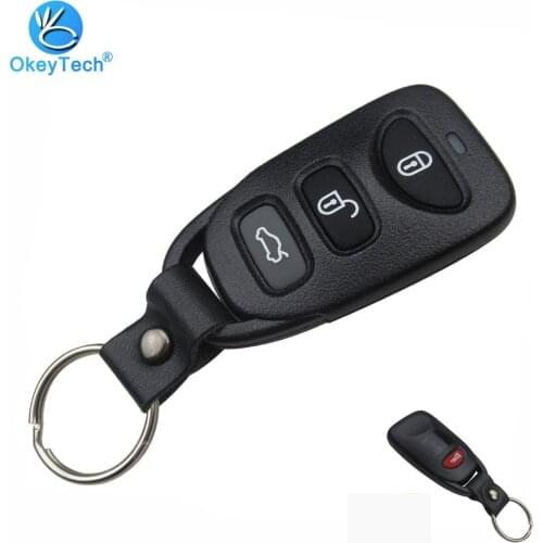 OkeyTech For Hyundai IX25 Tucson Key Shell 3+1 Button Keyless Entry Remote Car Key Shell Replacement Cover Fob For Hyundai Key