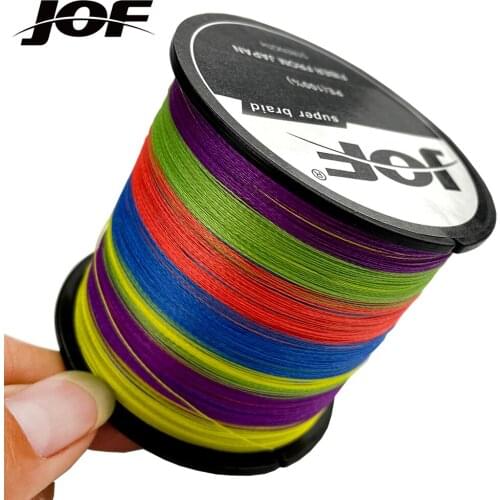 JOF 300M PE Fishing Line 8 Strands Braided Fishing Line 18-96LB Multifilament Fishing Line Smooth