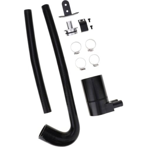 Engine Baffled Oil Catch Tank Can Reservoir Breather Filter Hose Set for BMW N54 335