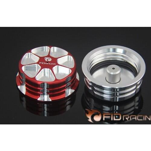 FID metal fuel tank cap FOR LOSI DBXL silver color. red color