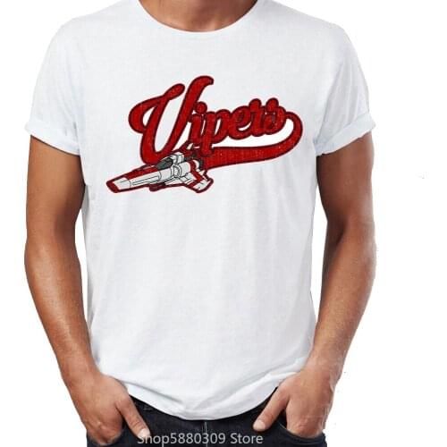 Hip Hop Men T-shirts Battlestar Galactica Sci-fi Bsg Viper So Say We All Nerdy Street Guys Tops & Tees Swag Camiseta