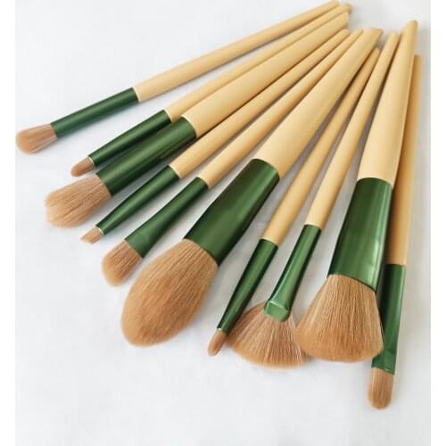 10pcs Makeup Brushes Set Soft Hair Foundation Powder Blush Eyeshadow Kabuki Blending Make Up Brush Cosmetic Tool Maquiagem