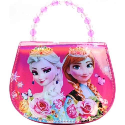 New Cartoon Elsa and Anna Handbag Girls Cute Shoulder Bag Tote Girls Shoulder Bag Mini Bag Wholesale
