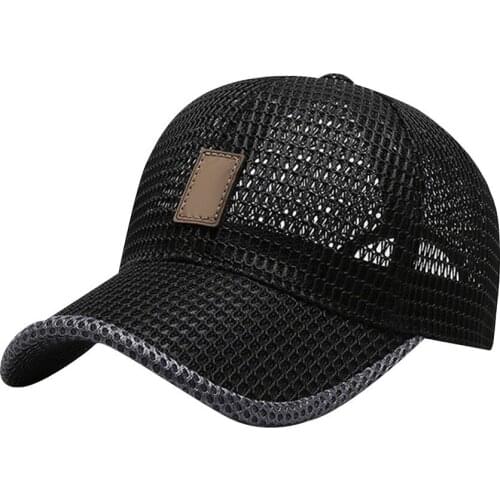 New Arrival Adult Unisex Mesh Baseball Caps Adjustable Cotton Breathable Comfortable Sunshade Sun Hat Snapback Caps Gorras