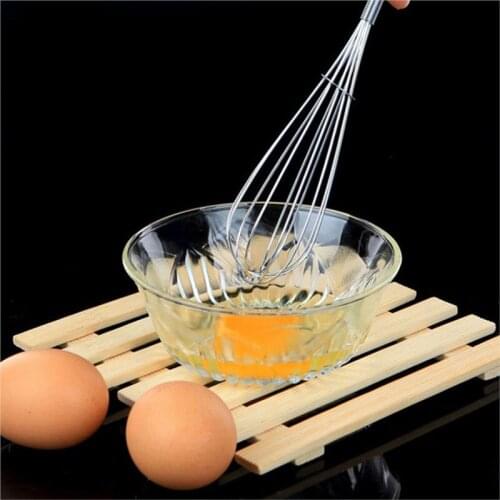 New 2pcs Mini Stainless Whisk Mixer Hand Egg Cream Stirrer Kitchen Sauce Shaker