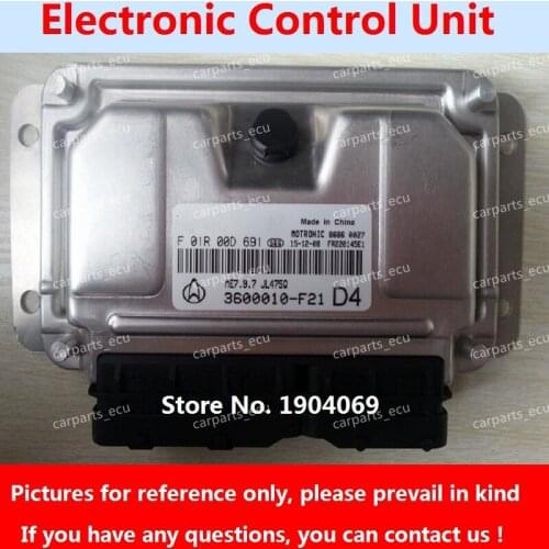 Engine Computer Board F01R00D691 F01RB0D691 3600010-F21 D4 M7.9.7 ECU 0261B03664 For Great Wall Tengyi CX30/Liebao pickup Car