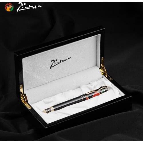 Pimio Luxury Fountain Pen 10K Gold Nib Maya Heavenly High-end Fashion Pens with Gift Box for Business Office Man Woman