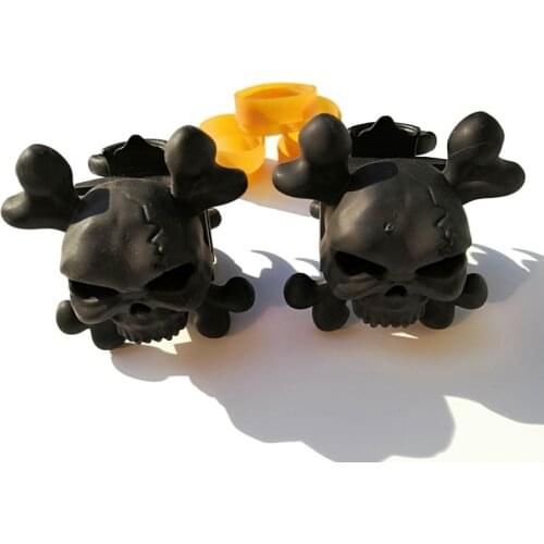 1Pair Archery Compound Bow Limb Stabilizer Skull Damper Rubber Bow Vibration Limb Silencer Dampen Noise and Vibration