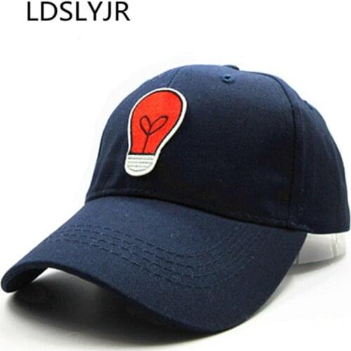 Light bulb embroidery Baseball Cap hip-hop cap Adjustable Snapback Hats for men and women 30