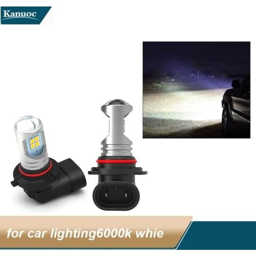 2Pcs 9005/HB3 9006/HB4 LED Fog Bulbs Day time Running Lights Brake Light For Kia Rio 3 4 K2 K5 KX5