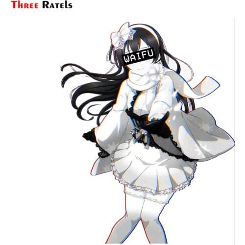 Three Ratels FC501 Umi Waifu Sexy Anime Girls Nude Car Sticker Auto Accessories For