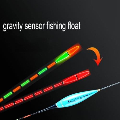 Smart Fishing Float Led Luminous Float Equipment Including Battery CR425 Night fishing Gravity Sensery Chip Stopper Accessories