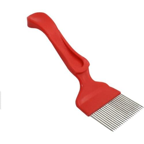 1pcs 21-Pin Stainless Steel Needle-cut Honey Knife Scraping Wax Scraping Cover With Wax Cover Comb Honey Honeycomb Rake Bee Tool