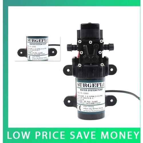 12V DC Booster Water Pump Agricultural Self-priming Pump 2.0L/min Electric High Pressure Sprayer Pump
