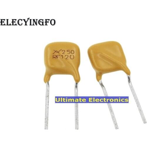 30pcs PTC Resettable fuse TRF250-120 250V 120MA