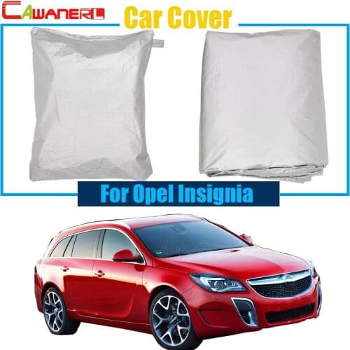 Cawanerl Car Cover Outdoor Snow Sun Rain Resistant Protection Cover Anti UV Dustproof For Opel Insignia High Quality