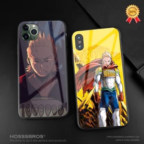 Mirio Togata My Hero Academia Soft silicone Glass Phone Case Shell Cover For iPhone SE 6 6S 7 8 Plus X Xr Xs 11 12 mini Pro Max